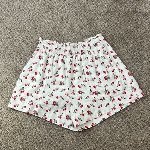 Cherry Print Shorts